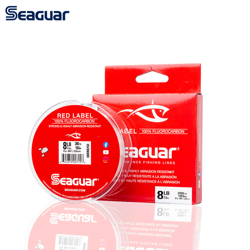 SEAGUAR Red Label 160M/183M 10 - Fluorocarbon Line 评论和价格