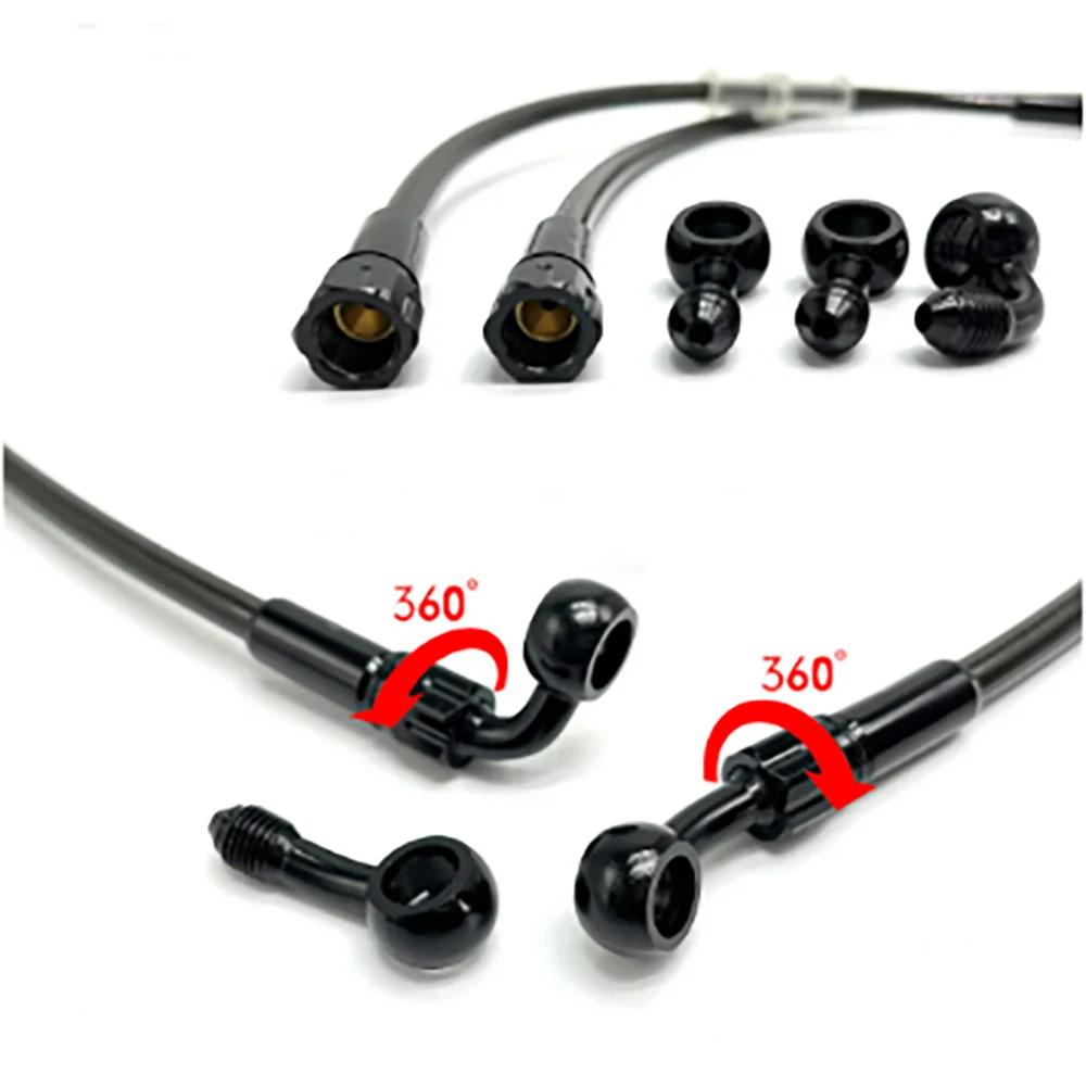 Motorcycle Brake Hose AN3 Brai - Braided Line 评论和价格